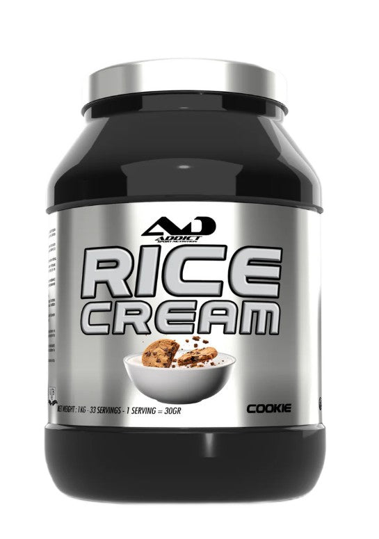 Addict Sport Nutrition ryžių kremas, sausainiai - 1000 g
