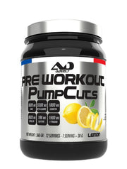 Addict Sport Nutrition prieš treniruotę skirti Pump Cuts batonėliai su citrina – 360 g