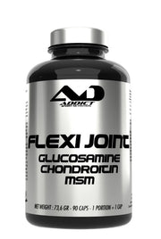 Addict Sport Nutrition Flexi Joint gliukozamino ir chondroitino MSM – 90 kapsulių