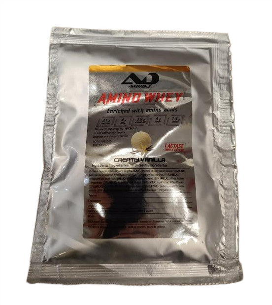 Addict Sport Nutrition amino išrūgų baltymai, kreminės vanilės skonio – 30 g (1 porcija)