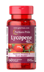 Puritan's Pride likopenas, 40 mg – 60 kapsulių