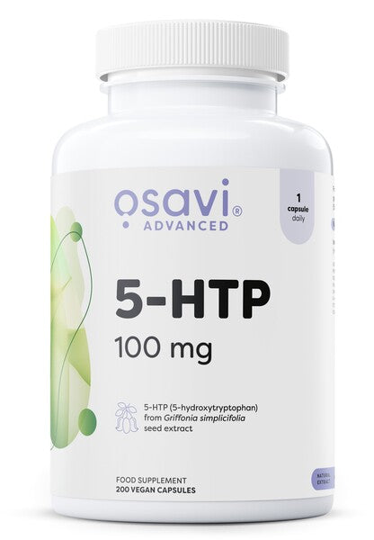 Produkto nuotrauka: Osavi 5-HTP, 100mg - 200 vegan caps