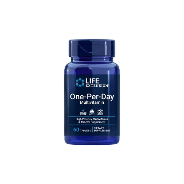 Life Extension multivitaminai, vienas per dieną, 60 tablečių