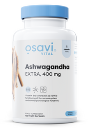 Produkto nuotrauka: Osavi Ashwagandha Extra, 400mg - 120 vegan caps