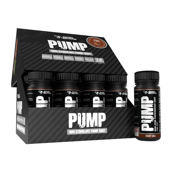 Refined Nutrition Rafinuotas mitybos pompinis nestimuliuojamas gėrimas, Crazy Cola – 12 x 60 ml.