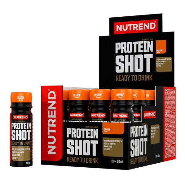 Nutrend baltymų šotas, apelsinų skonio – 20 x 60 ml.