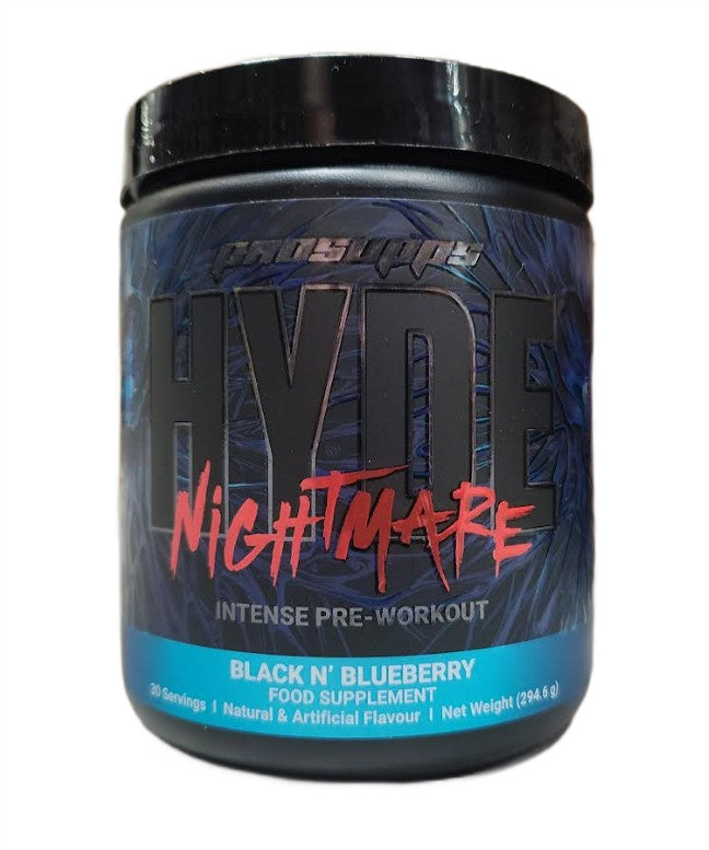 ProSupps Hyde Nightmare, juodųjų ir mėlynių skonio – 295 g