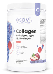 Produkto nuotrauka: Osavi Collagen Hydrolysed Type I & III, Apple - 660 g