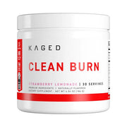 Kaged Muscle Clean Burn milteliai, braškių limonadas - 186 g