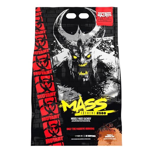Mutant Mutant Mass Extreme 2500, trigubo šokolado skonio - 9070 g