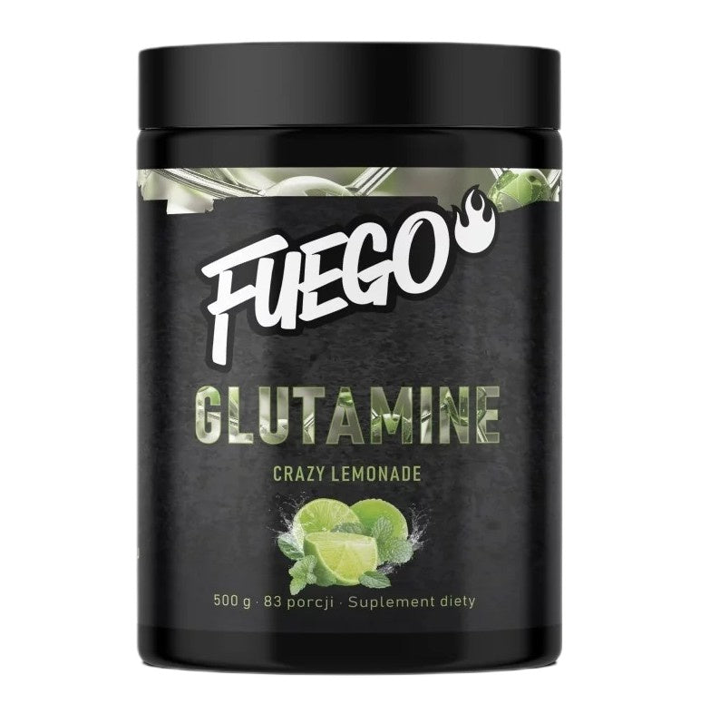 Fuego Glutamine, Crazy Lemonade – 500 g