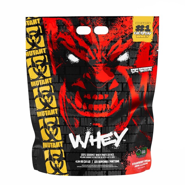Mutant Mutant išrūgų baltymai, braškių skonio – 4540 g