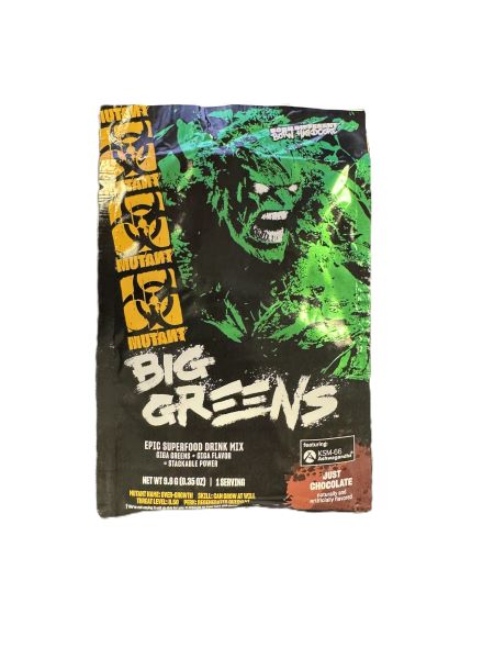 Mutant Big Greens, tik šokoladas - 9 g (1 porcija)
