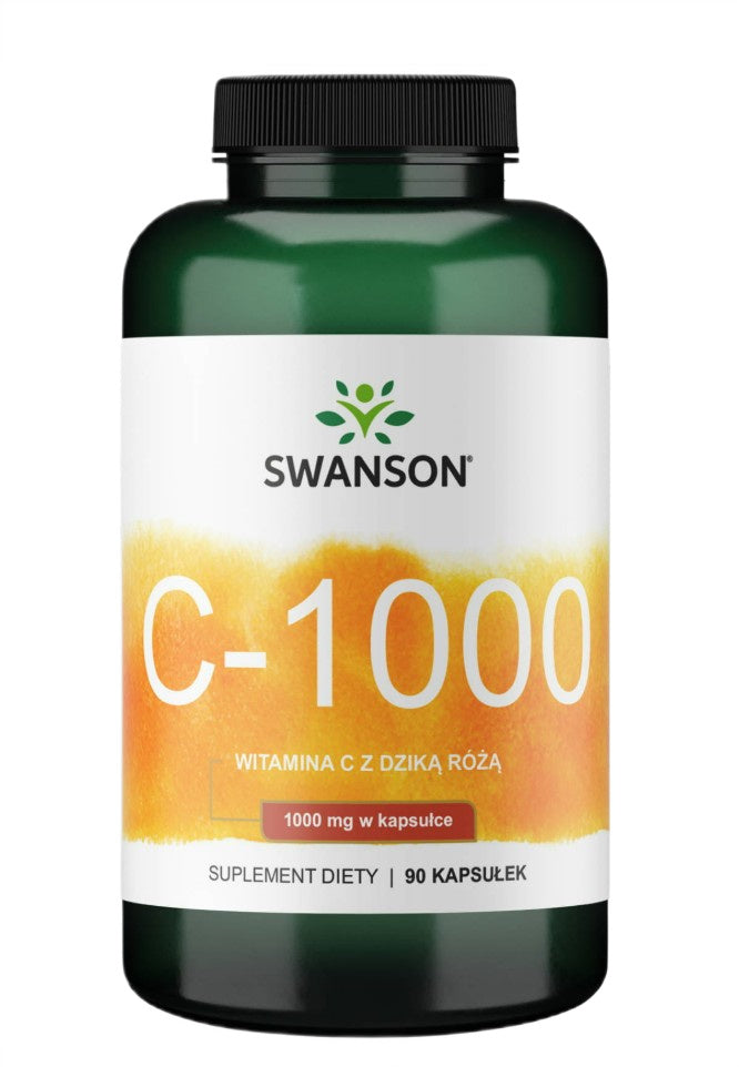 Swanson C - 1000 Witamina C z Dzik�� R������, 1000mg – 90