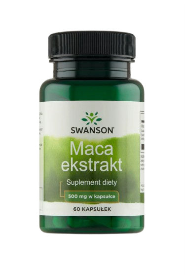 Swanson Maca ekstraktas, 500 mg – 60 kapsulių