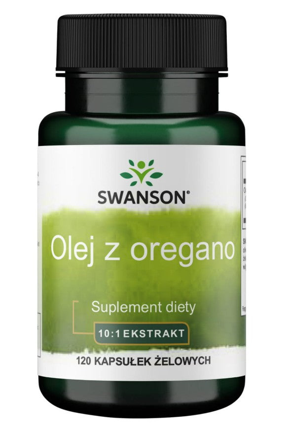 Swanson Olej z Oregano 10:1 Ekstrakt – 120 gelių