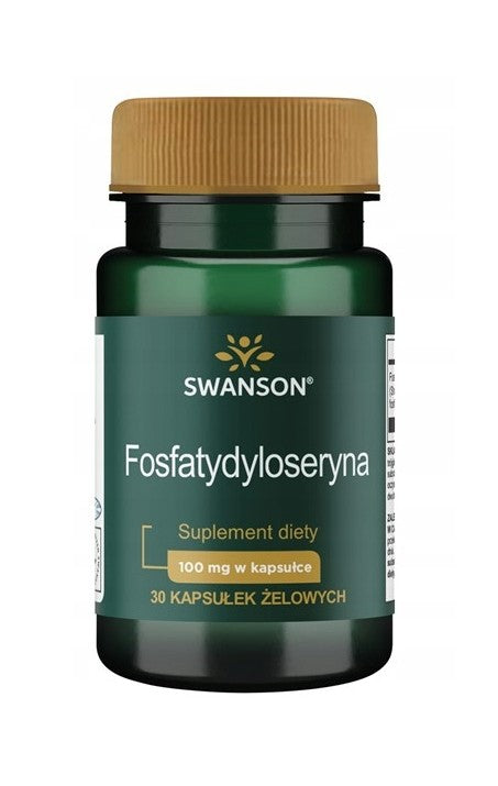 Swanson Fosfatydyloseryna, 100 mg - 30 gelių