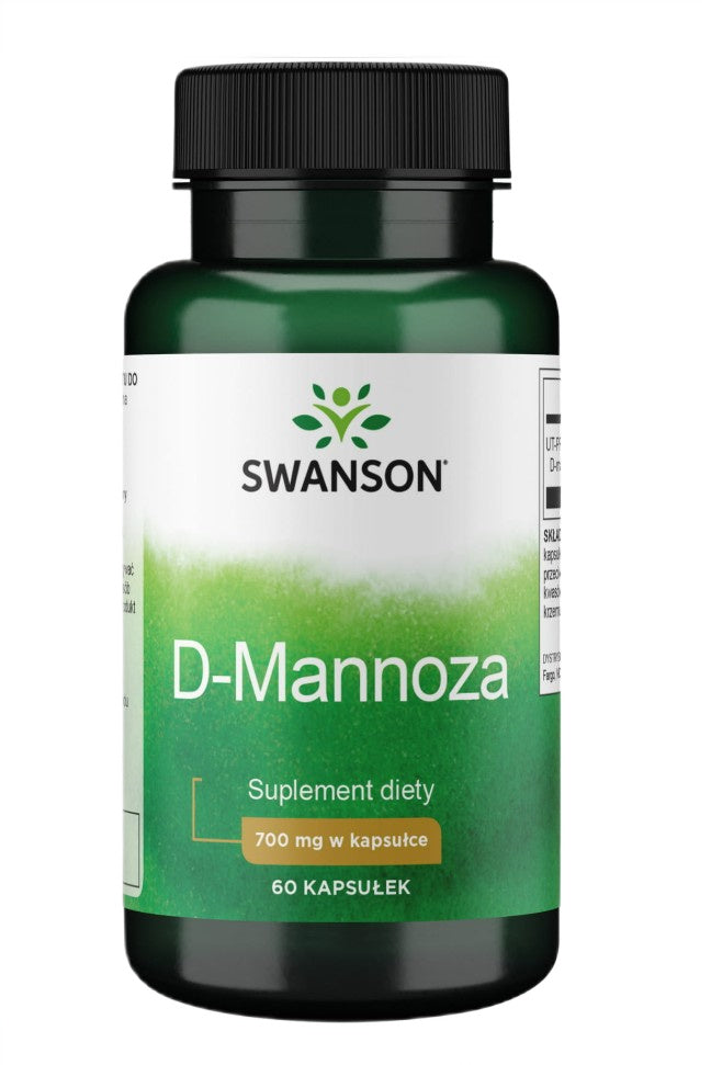 Swanson D - Mannoza, 700 mg – 60 kapsulių
