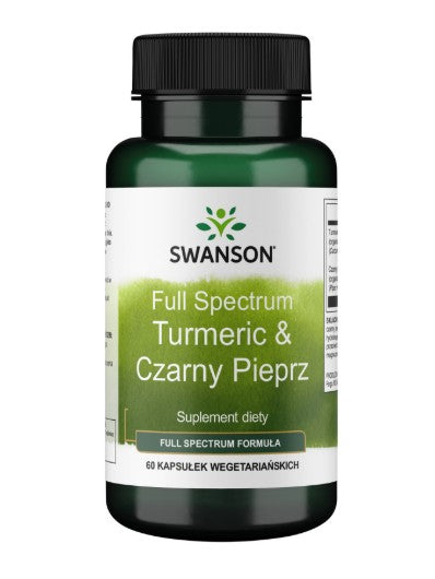 Swanson Turmeric & Czarny Pieprz – 60