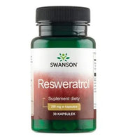Swanson Resweratrol, 250 mg – 30 kapsulių