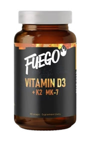 Fuego vitaminas D3+K2 MK - 7 - 90 kapsulių