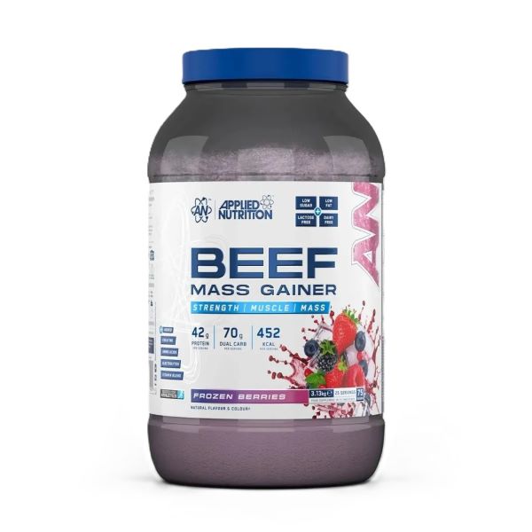 Applied Nutrition jautienos masės didinimo priemonė su šaldytomis uogomis – 3130 g