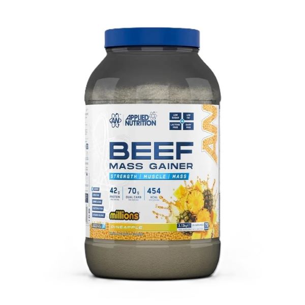 Applied Nutrition jautienos masės didinimo priemonė, milijonai ananasų – 3130 g