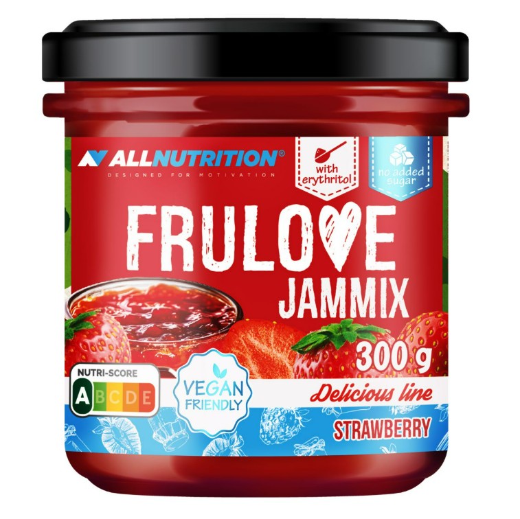 Allnutrition Frulove uogienės mišinys su braškėmis - 300 g