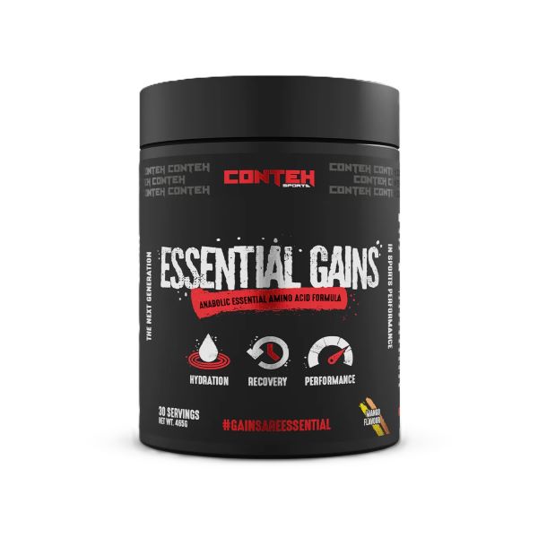 Conteh Sports Essential Gains, mangų skonio – 465 g