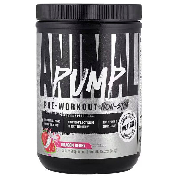 Animal Pump prieš treniruotę skirtas nestimuliuojantis gėrimas su drakono uogomis – 440 g