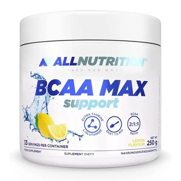 Allnutrition BCAA Max Support, citrinų skonio - 250 g