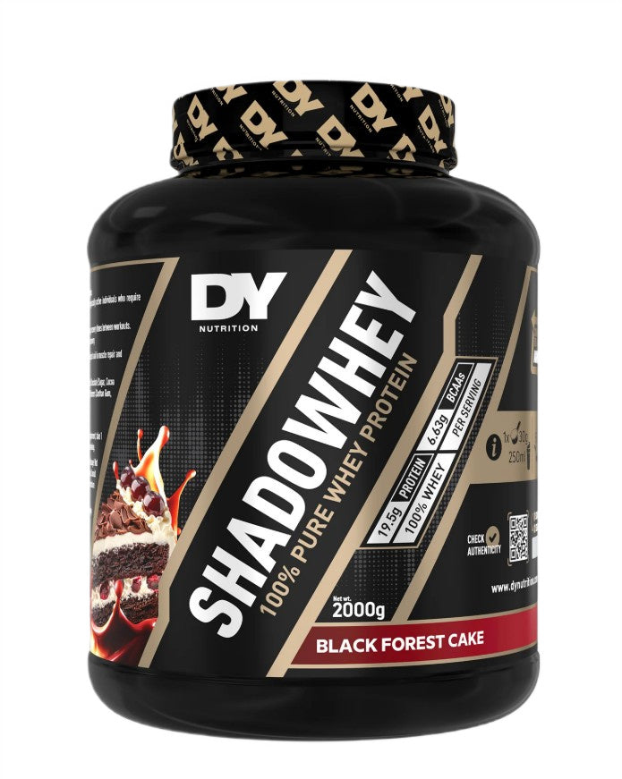 Dorian Yates ShadoWhey 100 % gryno išrūgų baltymo, Juodojo miško pyrago skonio - 2000 g
