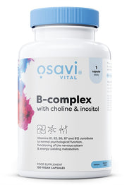 Produkto nuotrauka: Osavi B-Complex with Choline & Inositol - 120 vegan caps