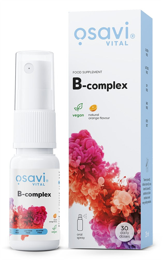 Produkto nuotrauka: Osavi B-Complex Oral Spray, apelsinas - 25 ml.