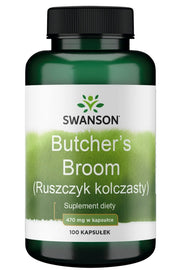 Swanson Butcher's Broom (Ruszczyk Kolczasty), 470 mg – 100 dangtelių