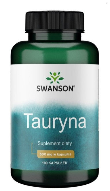 Swanson Tauryna, 500 mg – 100 kapsulių