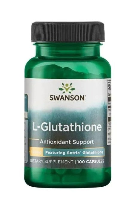 Swanson L - glutationas, 100 mg – 100 kapsulių