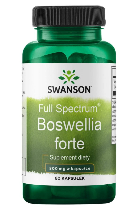 Swanson pilno spektro Boswellia Forte, 800 mg – 60 kapsulių