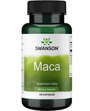 Swanson Maca, 500 mg – 100 kapsulių