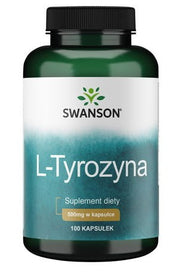 Swanson L - Tyrozyna, 500 mg – 100 kapsulių