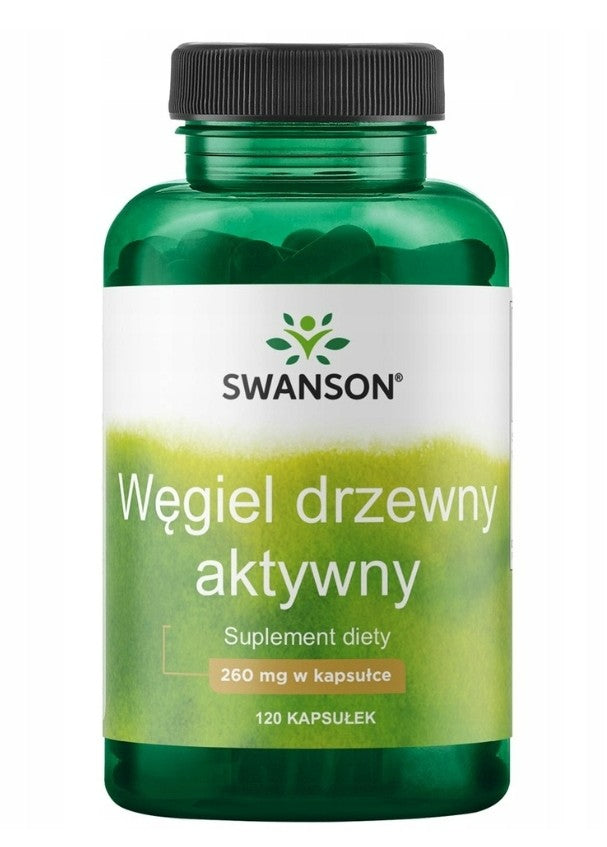 Swanson W��Giel Drzewny Aktywny, 260 mg – 120 kapsulių