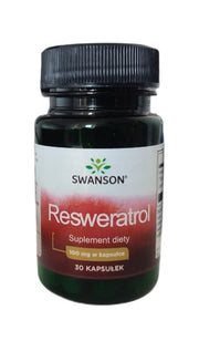 Swanson Resweratrol, 100 mg – 30 kapsulių