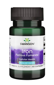 Swanson Fumaran kapsulės, 18 mg – 60 kapsulių