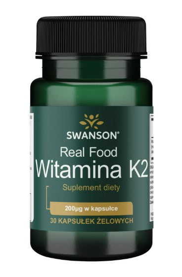 Swanson Witamina K2, 200 mcg – 30 gelių