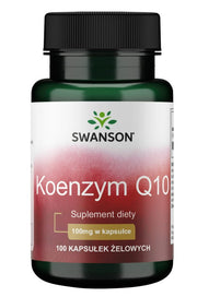 Swanson Koenzym Q10, 100 mg – 100 kapsulių