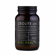 KIKI Health ceolitas su aktyvuotos anglies milteliais - 60 g