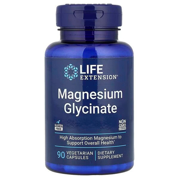 Life Extension magnio glicinatas, 105 mg - 90 kapsulių