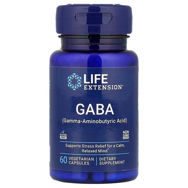 Life Extension Gaba 60 – 60 kapsulių