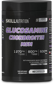 Skill Nutrition gliukozamino ir chondroitino MSM – 90 kapsulių