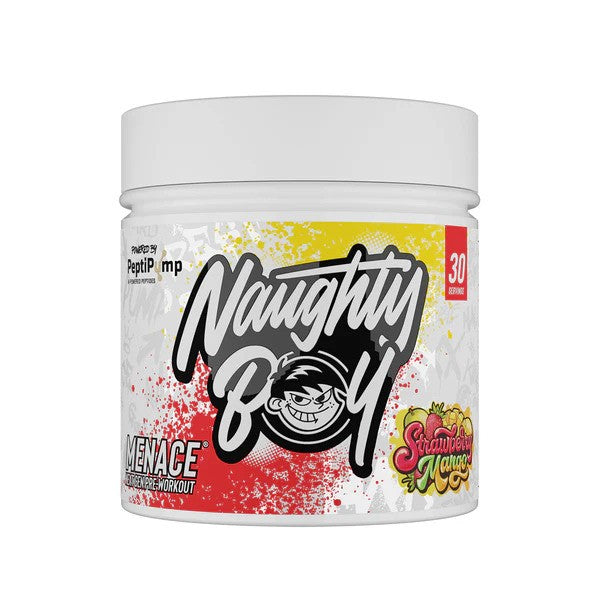 Naughty Boy Menace V2, braškių ir mangų skonio – 210 g